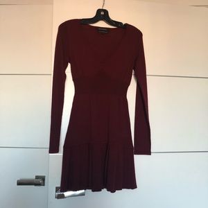 Maroon Sweater Dress